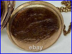 Vintage Hampden Pocket Watch 1548770 Mov't 4845936 Case Runs Needs REPAIR