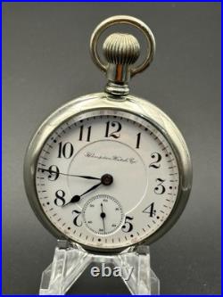 Vintage Hampden Special Railway 18s 23 jewel Display Case Running