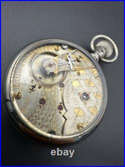 Vintage Hampden Special Railway 18s 23 jewel Display Case Running