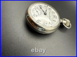 Vintage Hampden Special Railway 18s 23 jewel Display Case Running