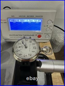 Vintage Hampden Special Railway 18s 23 jewel Display Case Running