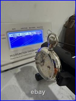 Vintage Hampden Special Railway 18s 23 jewel Display Case Running