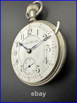 Vintage Hampden Special Railway 18s 23 jewel Display Case Running