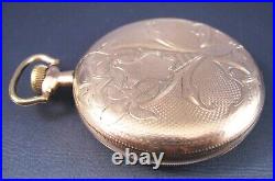 Vintage Hampden William McKinley Pocket Watch 16S 20 Years Gold Fill Case 1911
