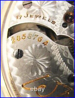 Vintage Hampden William McKinley Pocket Watch 16S 20 Years Gold Fill Case 1911