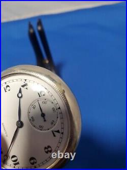 Vintage Illinois Pocket Watch 11 Jewels 2854021 Star W. Co. Case WORKS