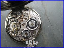 Vintage Illinois Size 12 14k Solid Gold Case Pocket Watch 1916 Circa 44mm