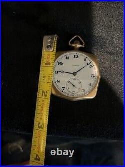 Vintage Illinois Watch Case Co. Elgin 15 Jewel Pocket Watch Ticks
