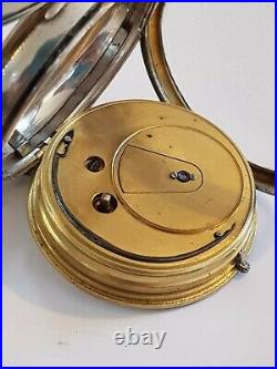 Vintage J W Benson Solid Silver Cased Pocket Watch