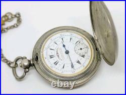 Vintage K Serkisoff & Co Constantinople 800 Silver Billodes Key Pocket Watch