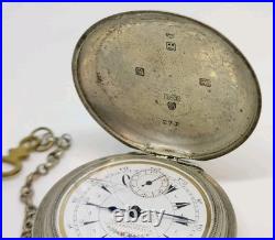 Vintage K Serkisoff & Co Constantinople 800 Silver Billodes Key Pocket Watch