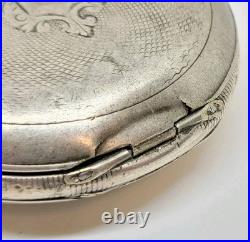 Vintage K Serkisoff & Co Constantinople 800 Silver Billodes Key Pocket Watch