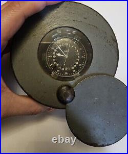 Vintage Key Stone Elgin- CASE, CARRYING, NAVIGATION-US ARMY A. C. POCKET WATCH