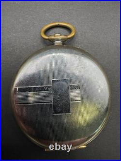 Vintage Kienzle Pocket Watch 6 Rubis & Silver Coin Pocket Watch Case
