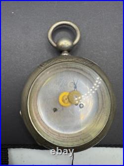 Vintage Kienzle Pocket Watch 6 Rubis & Silver Coin Pocket Watch Case