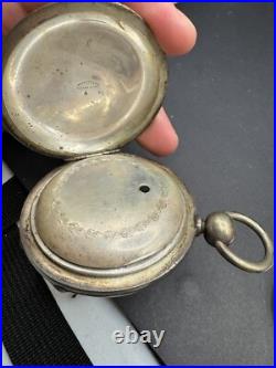 Vintage Kienzle Pocket Watch 6 Rubis & Silver Coin Pocket Watch Case