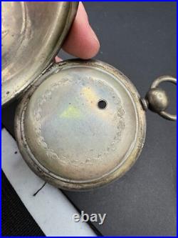 Vintage Kienzle Pocket Watch 6 Rubis & Silver Coin Pocket Watch Case