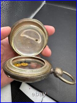 Vintage Kienzle Pocket Watch 6 Rubis & Silver Coin Pocket Watch Case