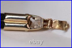 Vintage Ladies Elgin WristWatch 14k Solid Gold Case 4 Diamonds Great shape