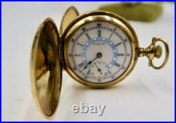 Vintage Lady's ELGIN Gold Filled Pocket Watch KEYSTONE case Circa 1900 7752749
