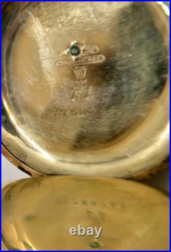 Vintage Lady's ELGIN Gold Filled Pocket Watch KEYSTONE case Circa 1900 7752749
