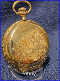Vintage Low production Seth Thomas Hunter Case M7, G207 pocket watch Running