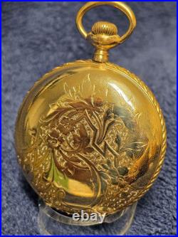 Vintage Low production Seth Thomas Hunter Case M7, G207 pocket watch Running