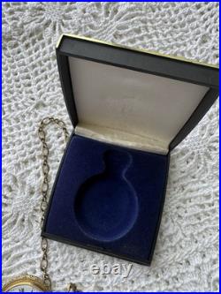 Vintage Manfred Pocket Watch 1 Jewel Hunter Case Swiss Made Box Certificate