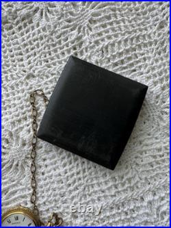 Vintage Manfred Pocket Watch 1 Jewel Hunter Case Swiss Made Box Certificate