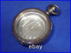 Vintage N & Co Pocket Watch Case key wind lever set # 3 Coin 2 Hinges 3.1 oz VG