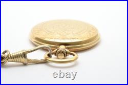 Vintage N MINT Tissot 399.215 Gold White Small Second 38mm Pocket Watch JAPAN