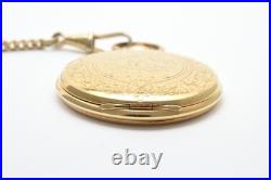 Vintage N MINT Tissot 399.215 Gold White Small Second 38mm Pocket Watch JAPAN