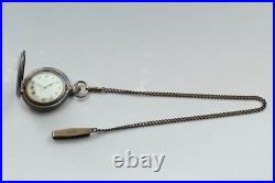 Vintage Near MINT Seiko Pocket Watch 7N21-0A10 Gold Quartz JDM From JAPAN
