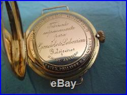 Vintage Patek Philippe chronometro Gondolo solid gold 18k case