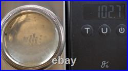 Vintage Pocket Watch Case Coin Silver