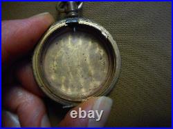 Vintage Pocket Watch Case Only Philadelphia Watch Case arm hammer Birds Floral