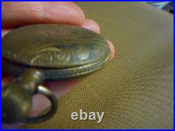 Vintage Pocket Watch Case Only Philadelphia Watch Case arm hammer Birds Floral