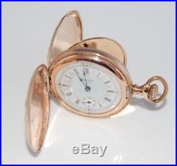 Vintage Pocket Watch, ELGIN MULTI-COLOR, HUNTER CASE, Fancy Dial, YOP 1899