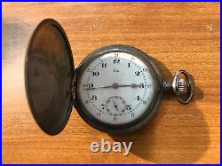 Vintage Pocket watch Lip silver, case Niel
