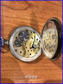 Vintage Pocket watch Lip silver, case Niel