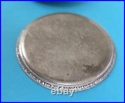 Vintage RECORD WATCH CO. SWISS Silveroid Case POCKET WATCH 6 Jewels Ticking