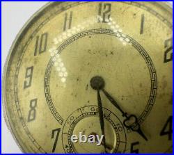 Vintage Rolex Pocket Watch White Gold Filled Case