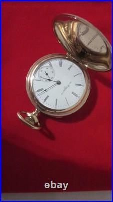 Vintage Rose G. F. 20 yeqrs Elgin Poket Watch, USA Made, Case By Fahys, Montauk