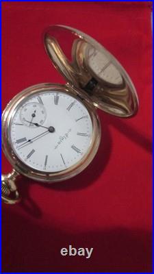 Vintage Rose G. F. 20 yeqrs Elgin Poket Watch, USA Made, Case By Fahys, Montauk