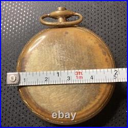 Vintage Scepter 14k Gold Filled Pocket Watch Case With Crystal No Movement