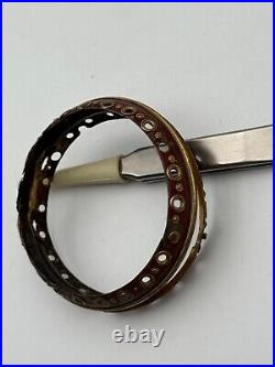 Vintage Serpentine Pocket Watch COVER Case Speakers 53mm