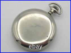 Vintage South Bend Model 2 Grade 219 19 Jewels 16s Pocket Watch Silverine Case