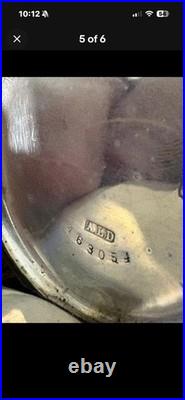 Vintage Sterling Silver Pocket Watch Dennison Case Swiss 15 Jewels Parts/Repair