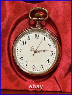 Vintage Style Pocket Watch 30pcs Set Wooden Case Display Box Unused