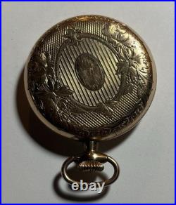 Vintage Swiss Approved 21 Jewels Pocket Watch Working Condition Gold Filed Case